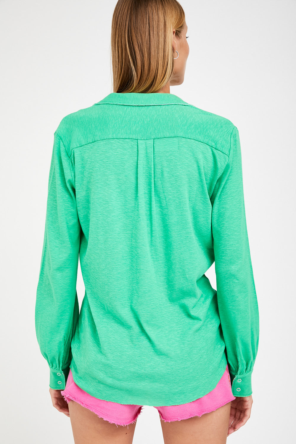 חולצה מכופתרת pure tlv ירוק