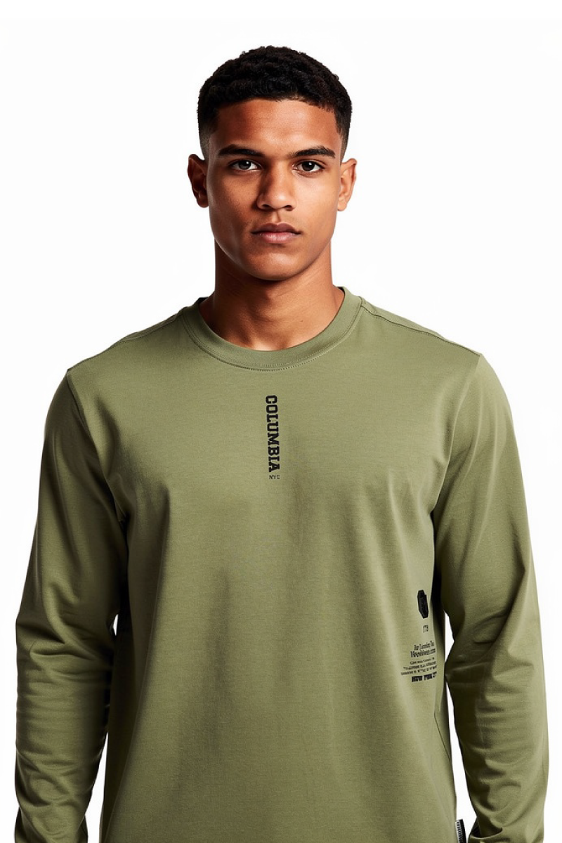 חולצת טישרט COLUMBIA טקסט לוגו קטן