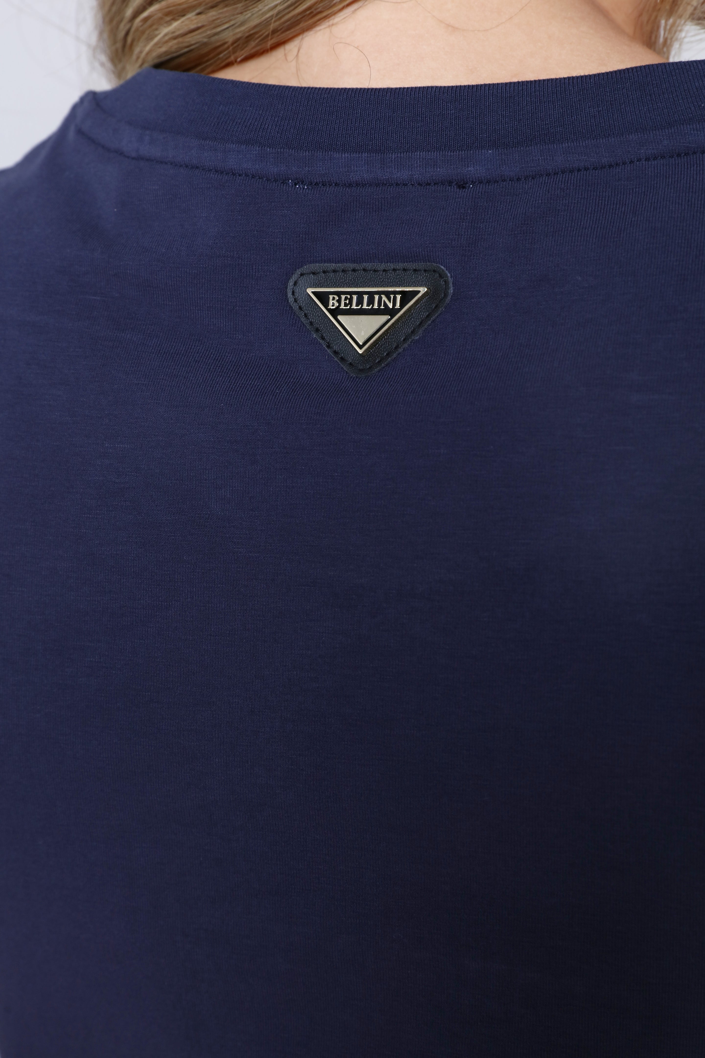 חולצת טי שירט GIORGIO BELLINI בצבע כחול לנשים