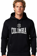קפוצ'ון COLUMBIA לוגו מרכזי מודגש