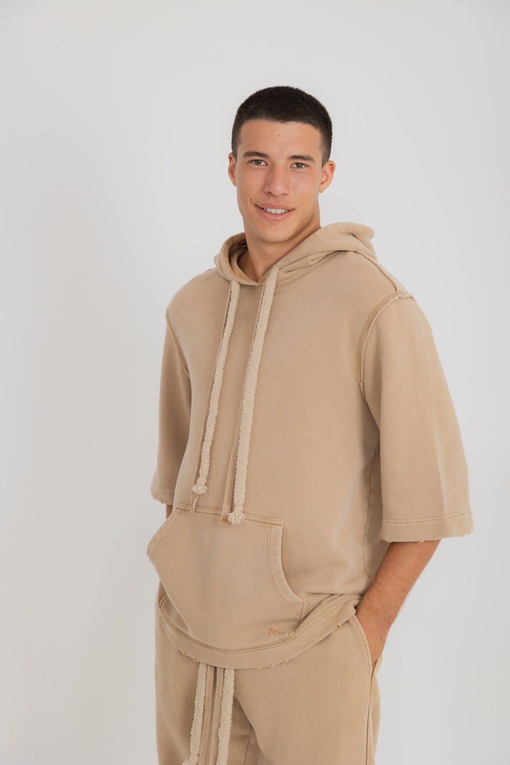 Sweatshirt BD Raw Edge Hoodie