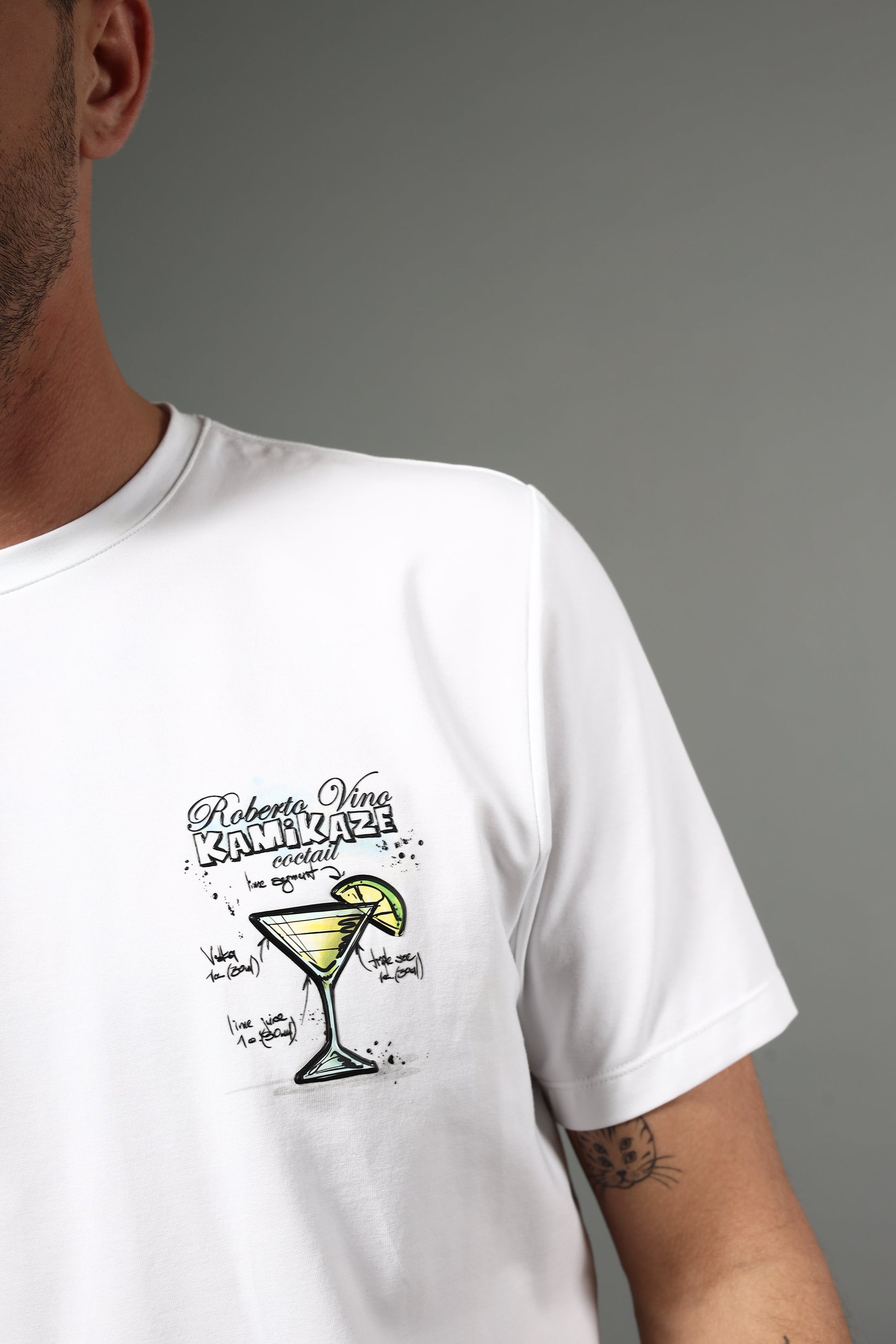חולצת טי שירט שרוול קצר MARTINI