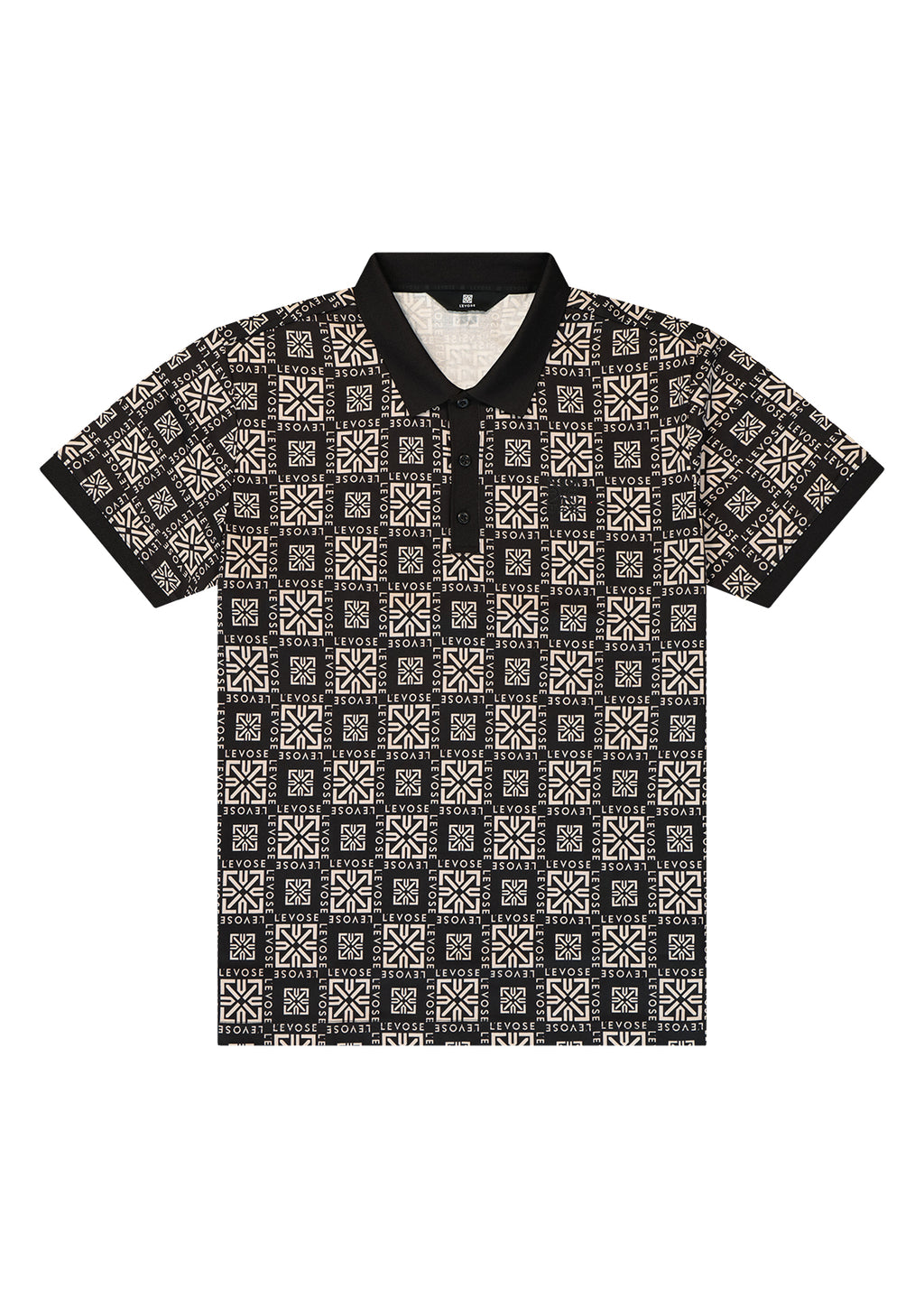POLO SHIRT LEVOSE checkered pattern
