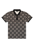 POLO SHIRT LEVOSE checkered pattern