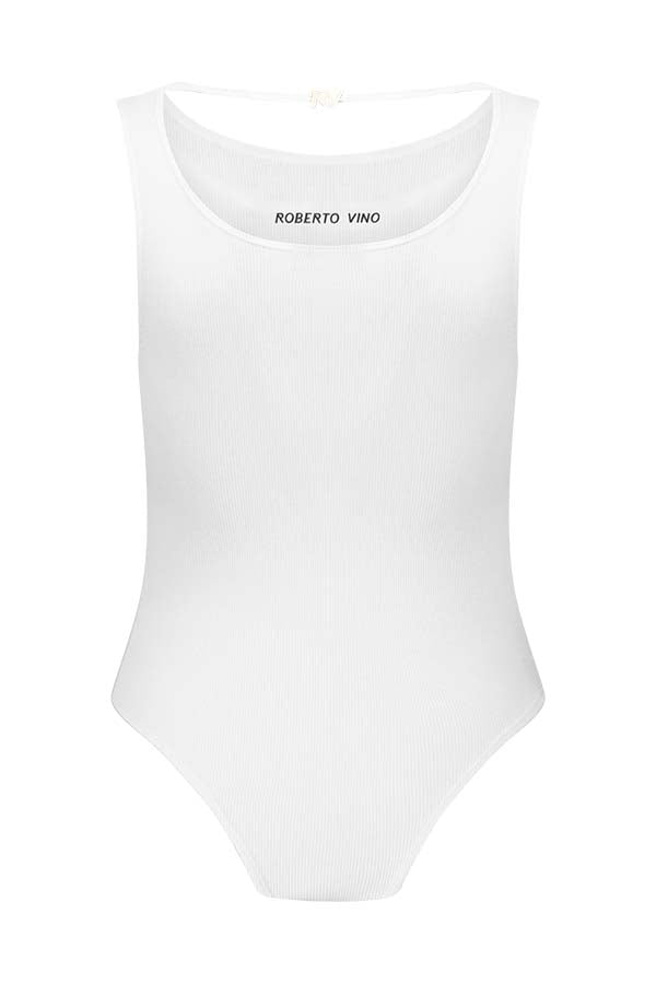 בגד גוף לנשים ROBERTO VINO בצבע לבן White / L