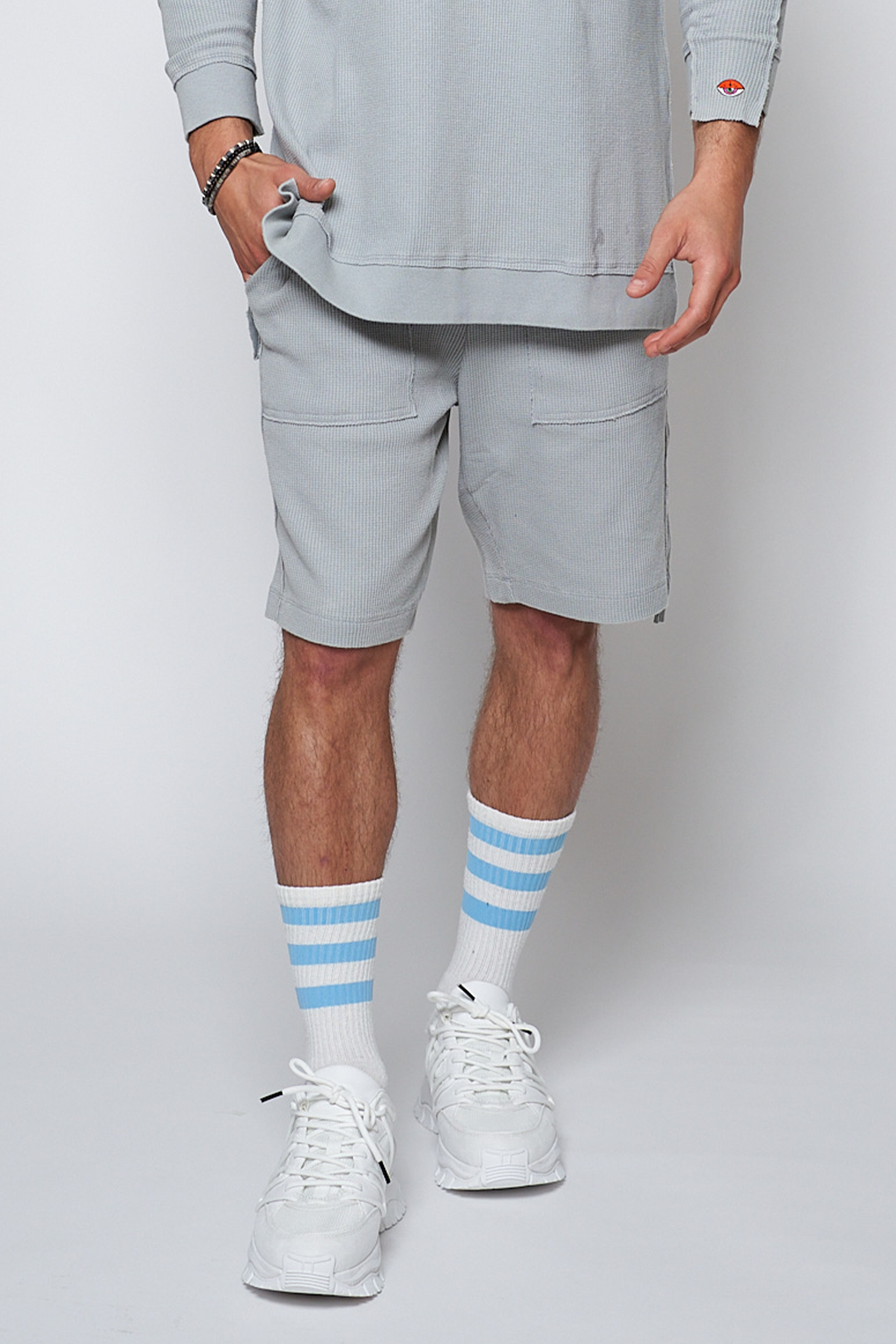 ברמודה וואפל יוניסקס SKIN GREY