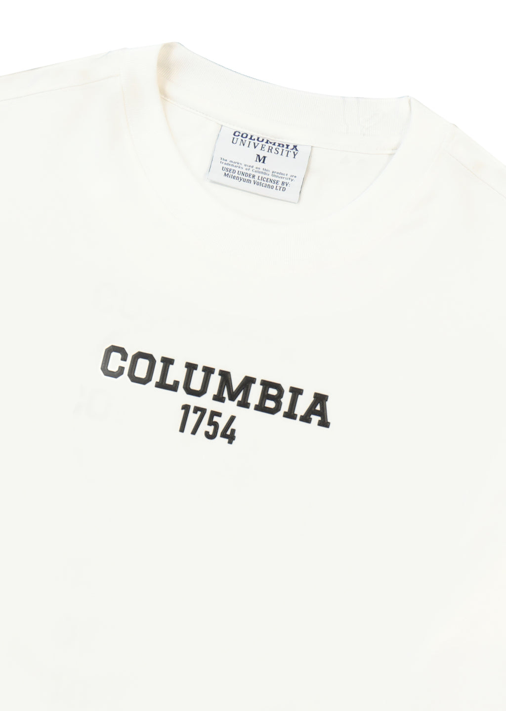 חולצת טישרט COLUMBIA UNIVERSITE מיתוג אורבני עדין
