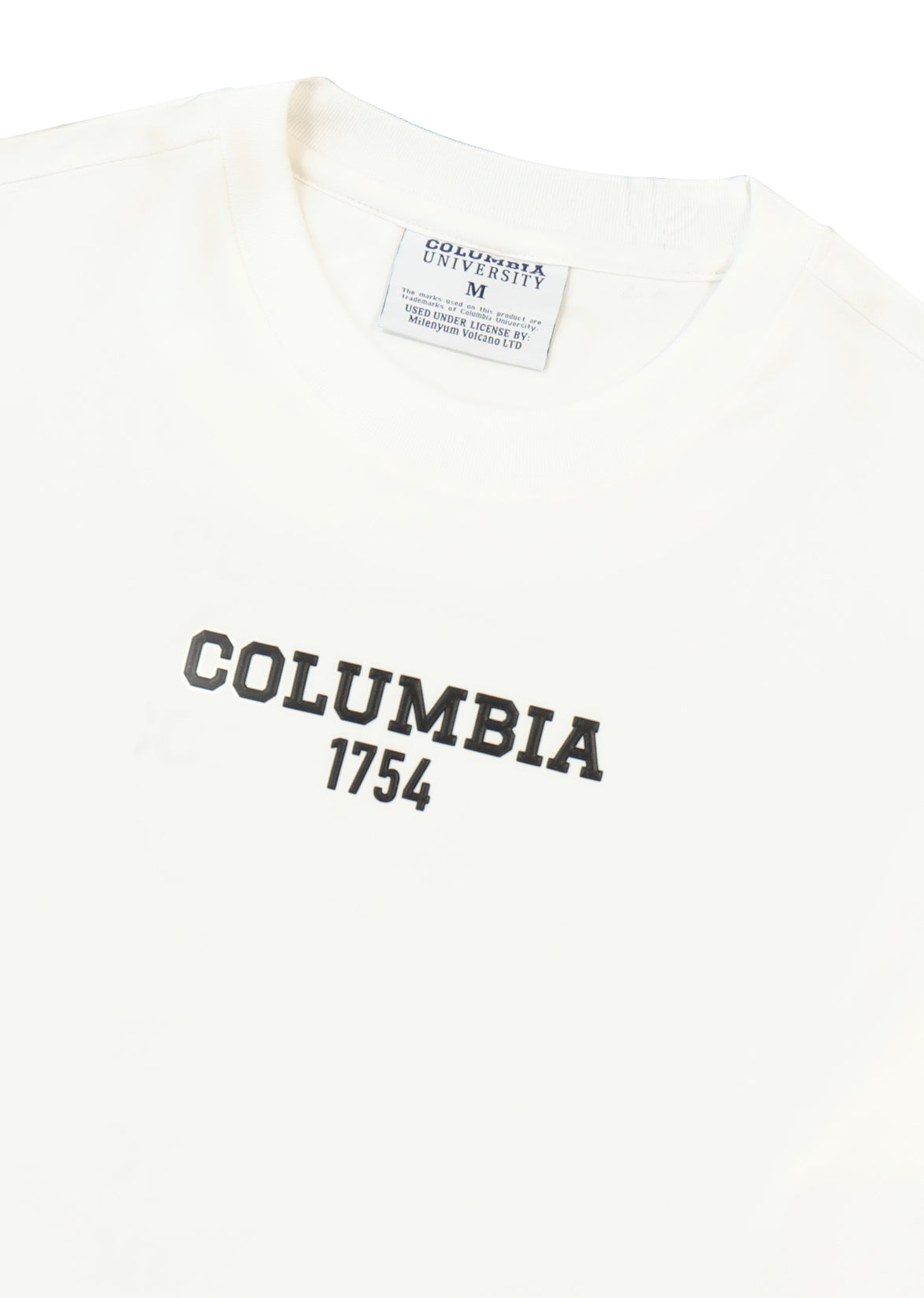 חולצת טישרט COLUMBIA UNIVERSITE מיתוג אורבני עדין