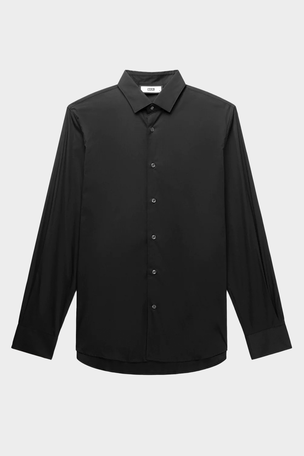 חולצה מכופתרת לגברים בצבע שחור BALR Vendome online | ונדום .