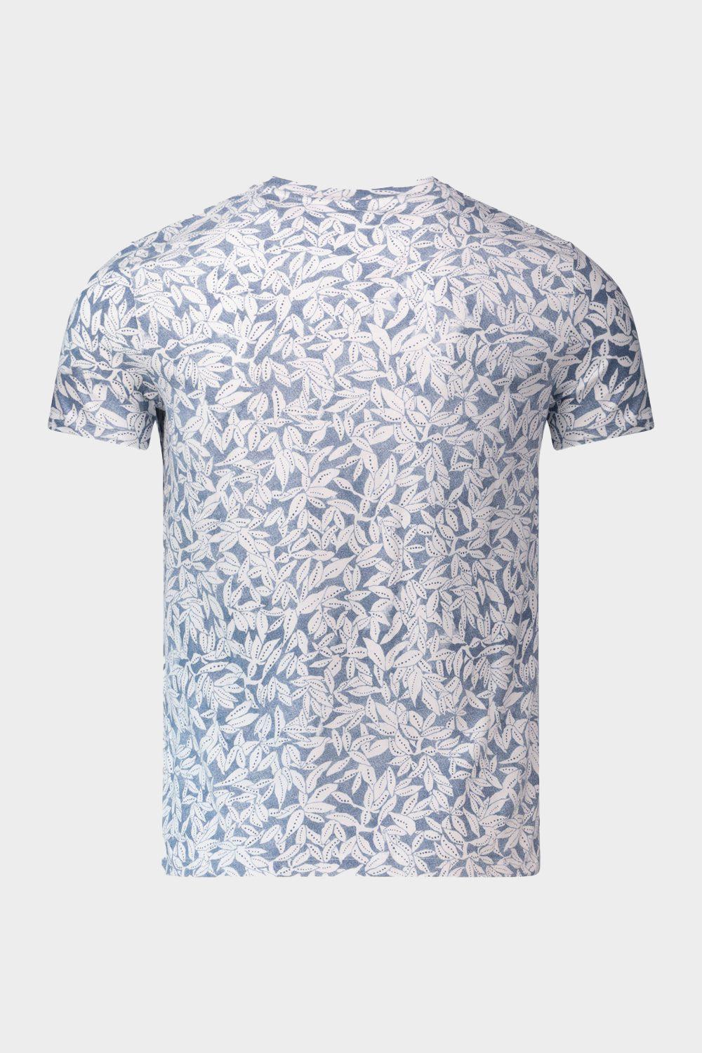 חולצת טי שירט לגברים הדפס עלים MARC O'POLO Vendome online | ונדום .