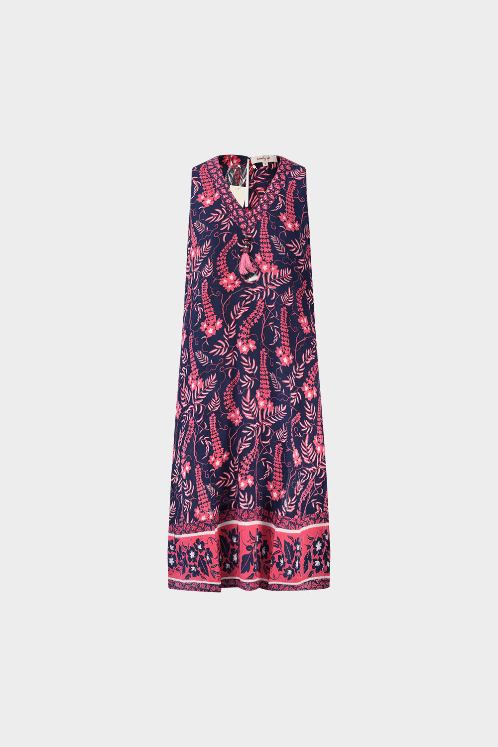 שמלה קצרה לנשים הדפס פרחים RENE DERHY Vendome online | ונדום .