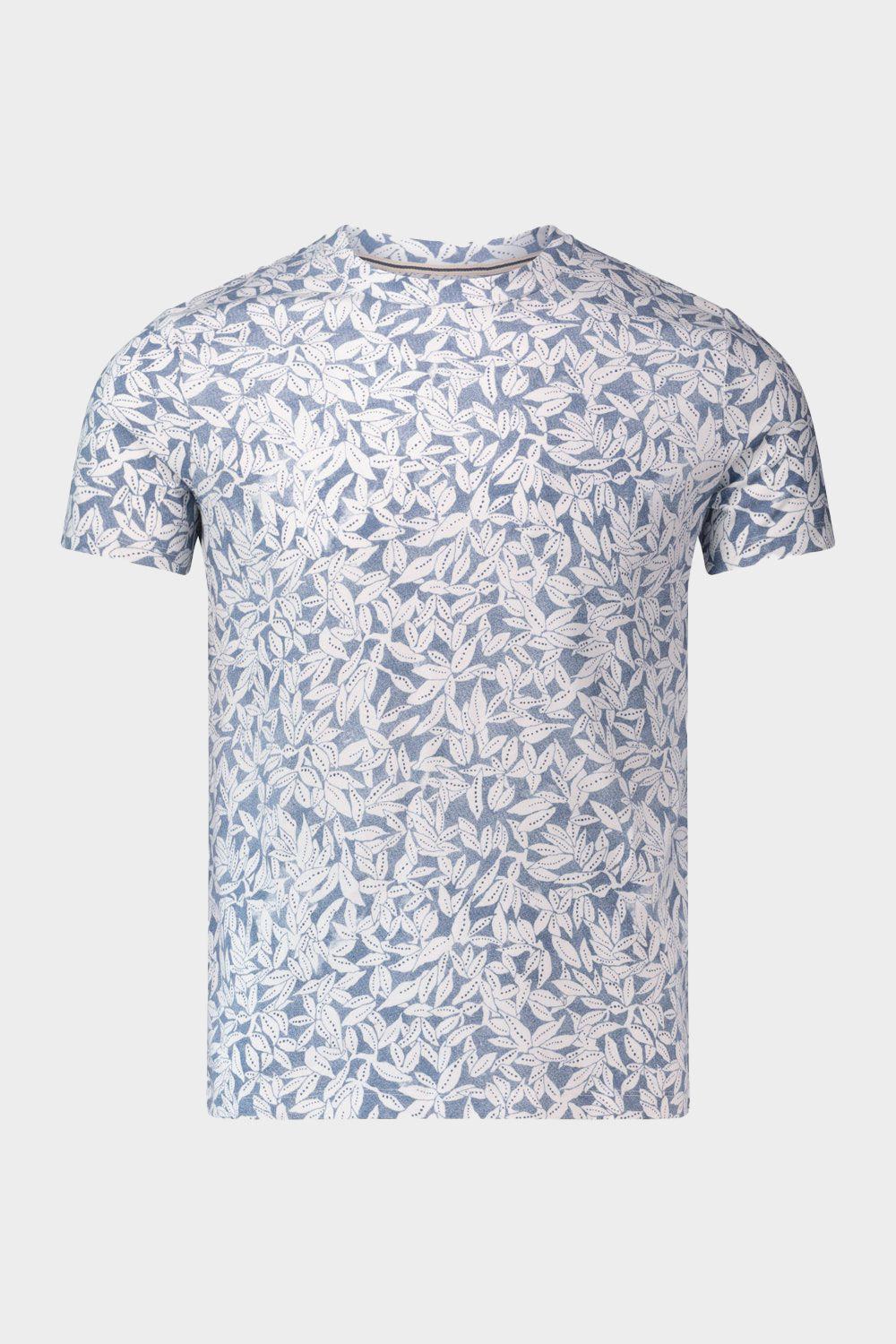חולצת טי שירט לגברים הדפס עלים MARC O'POLO Vendome online | ונדום .