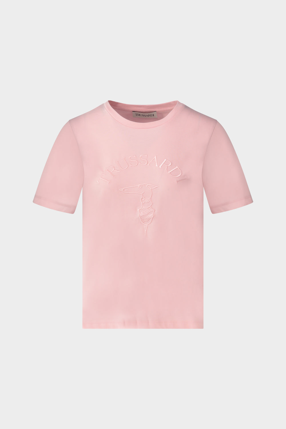 חולצת טי שירט לנשים רקמת לוגו TRUSSARDI TRUSSARDI Vendome online | ונדום .