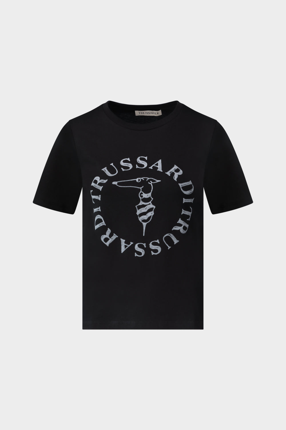 חולצת טי שירט לנשים הדפס תחש TRUSSARDI Vendome online | ונדום .