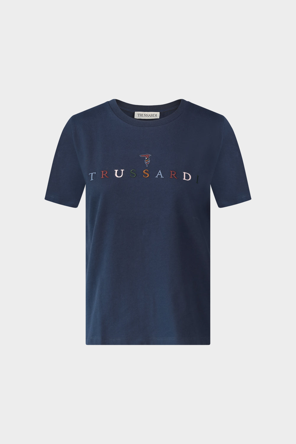 חולצת טי שירט לנשים רקמה צבעונית TRUSSARDI Vendome online | ונדום .