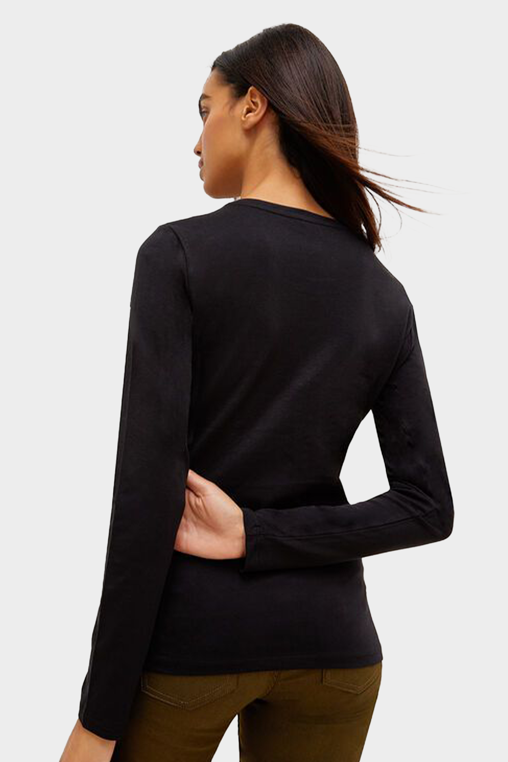 חולצת טי שירט לנשים בצבע שחור LIU JO Vendome online | ונדום .