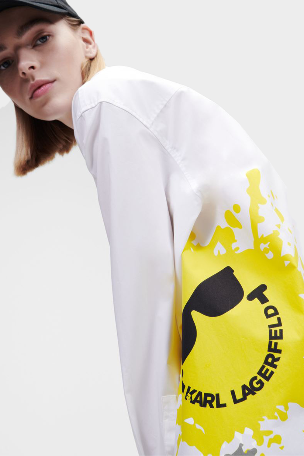 חולצה מכופתרת לנשים Smileyworld KARL LAGERFELD Vendome online | ונדום .