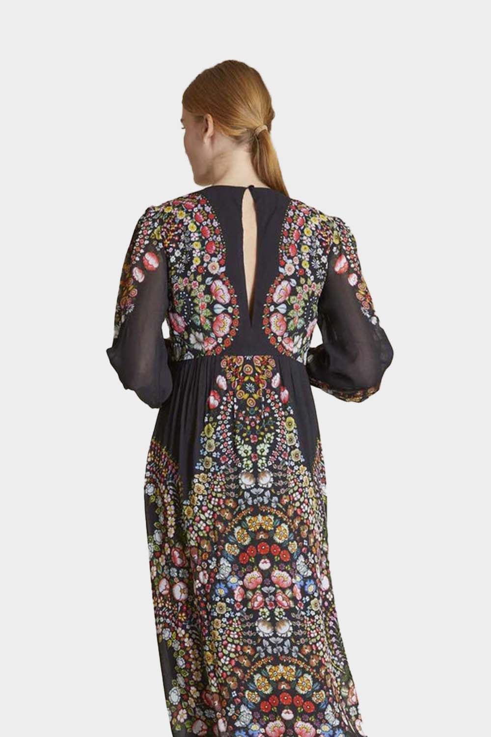 שמלת גב פתוח מראה רומנטי פרחוני RENE DERHY Vendome online | ונדום .
