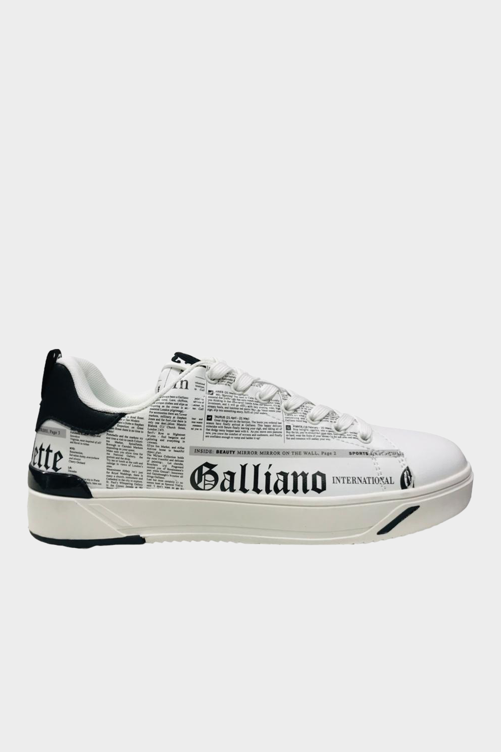 נעלי סניקרס לגברים בצבע לבן JOHN GALLIANO Vendome online | ונדום .