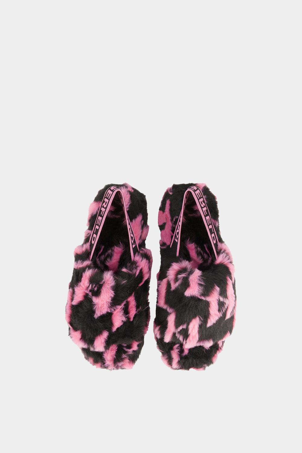נעלי בית לנשים פרווה אקולוגית KARL LAGERFELD Vendome online | ונדום .