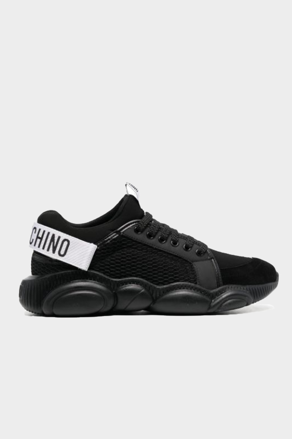 נעלי סניקרס מבד לגברים MOSCHINO בצבע שחור MOSCHINO Vendome online | ונדום .