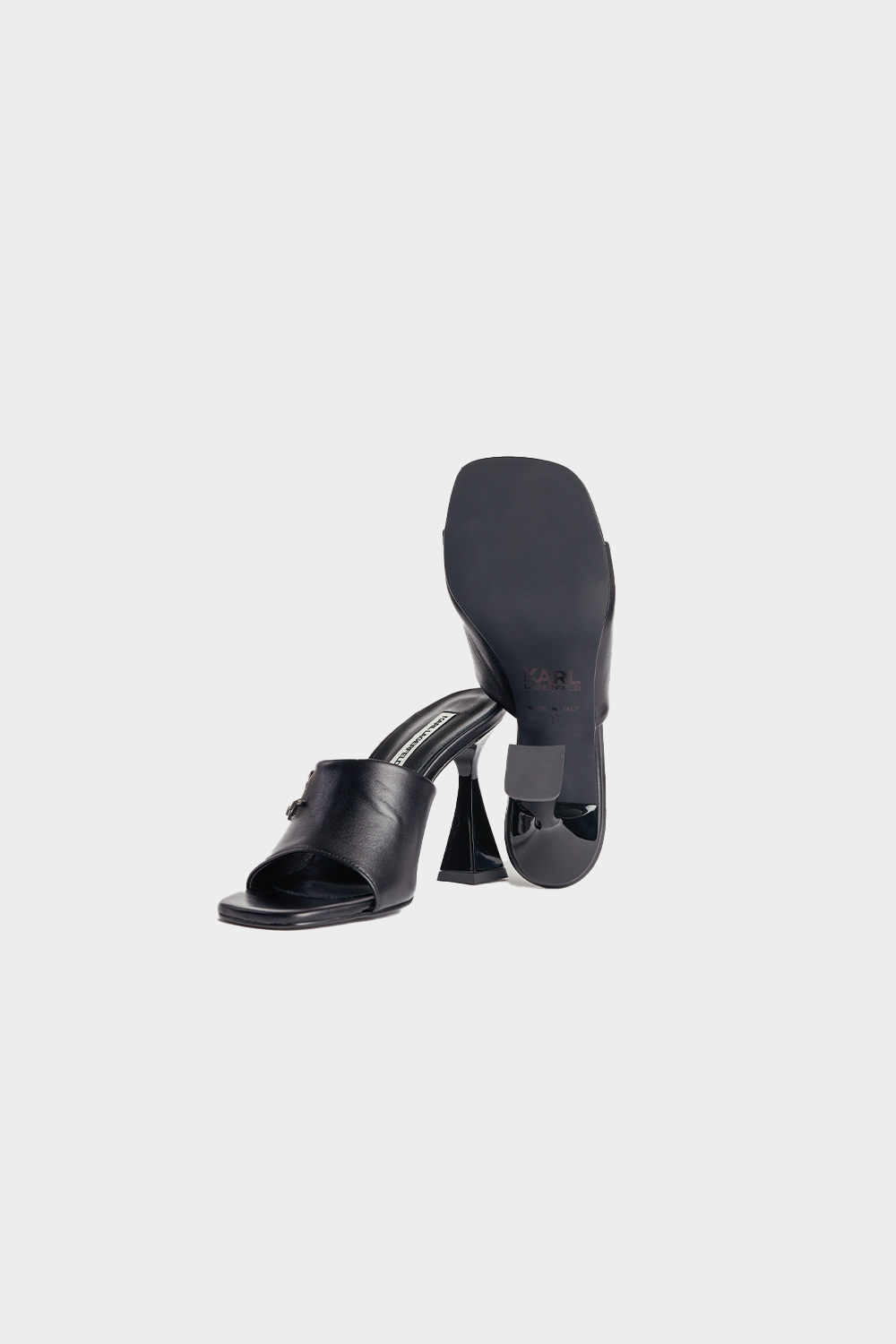 נעלי עקב לנשים בצבע שחור KARL LAGERFELD KARL LAGERFELD Vendome online | ונדום .
