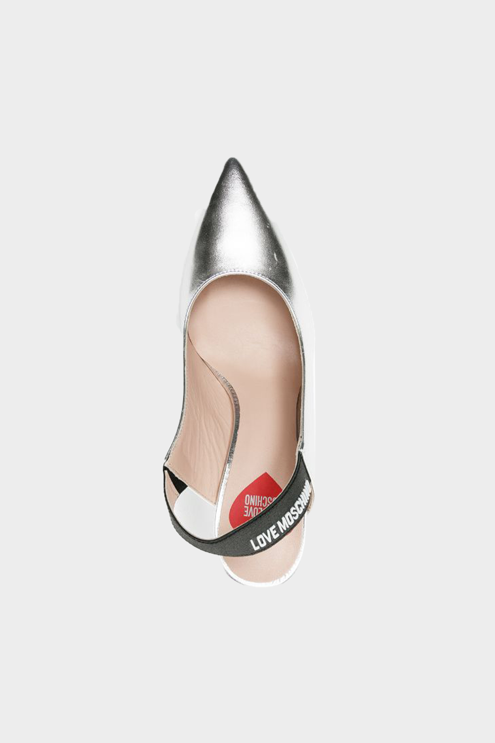 נעלי עקב לנשים בצבע כסוף MOSCHINO MOSCHINO Vendome online | ונדום .