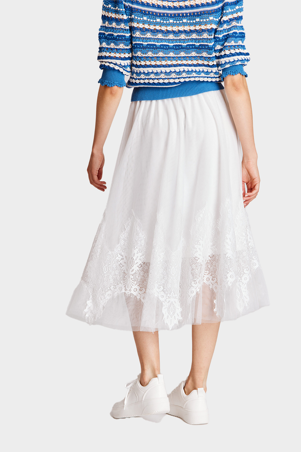 חצאית טול תחרה ארוכה לנשים RENE DERHY RENE DERHY Vendome online | ונדום .