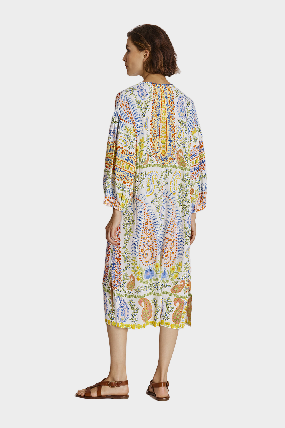 שמלת מידי לנשים הדפס פייזלי RENE DERHY Vendome online | ונדום .