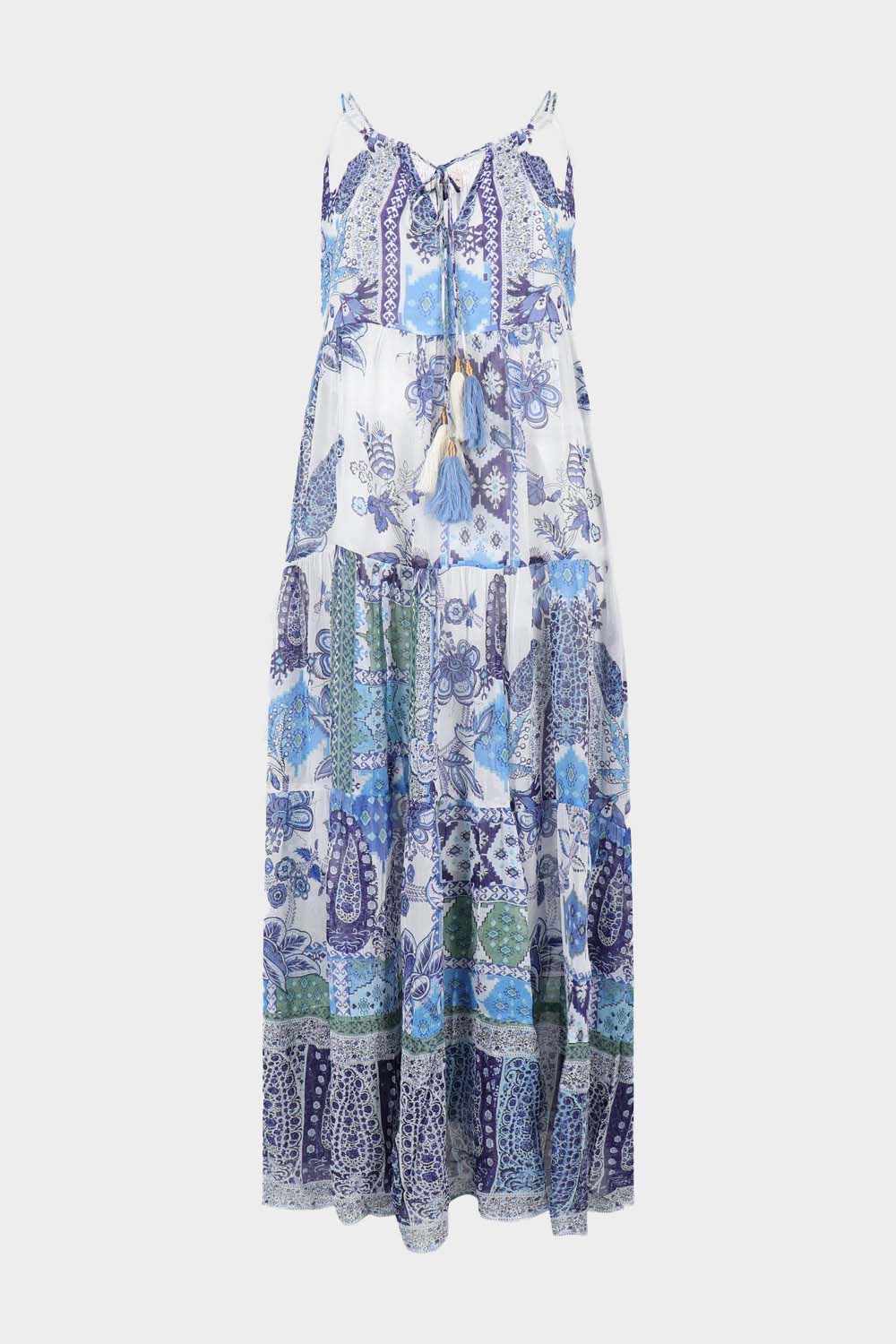 שמלת SAMARKAND לנשים הדפס אתני פרחוני RENE DERHY Vendome online | ונדום .