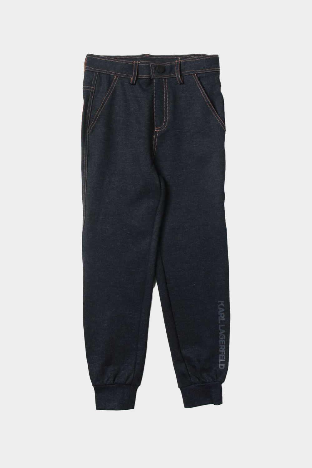 מכנסי טרנינג לילדים בצבע שחור KARL LAGERFELD Vendome online | ונדום .
