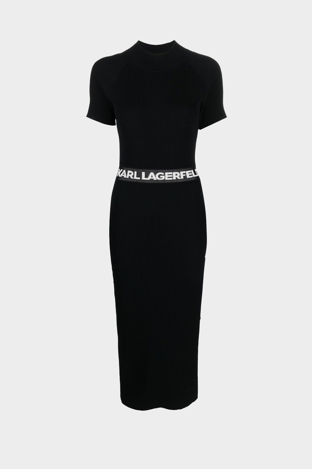 שמלת סריג לנשים בצבע שחור KARL LAGERFELD Vendome online | ונדום .