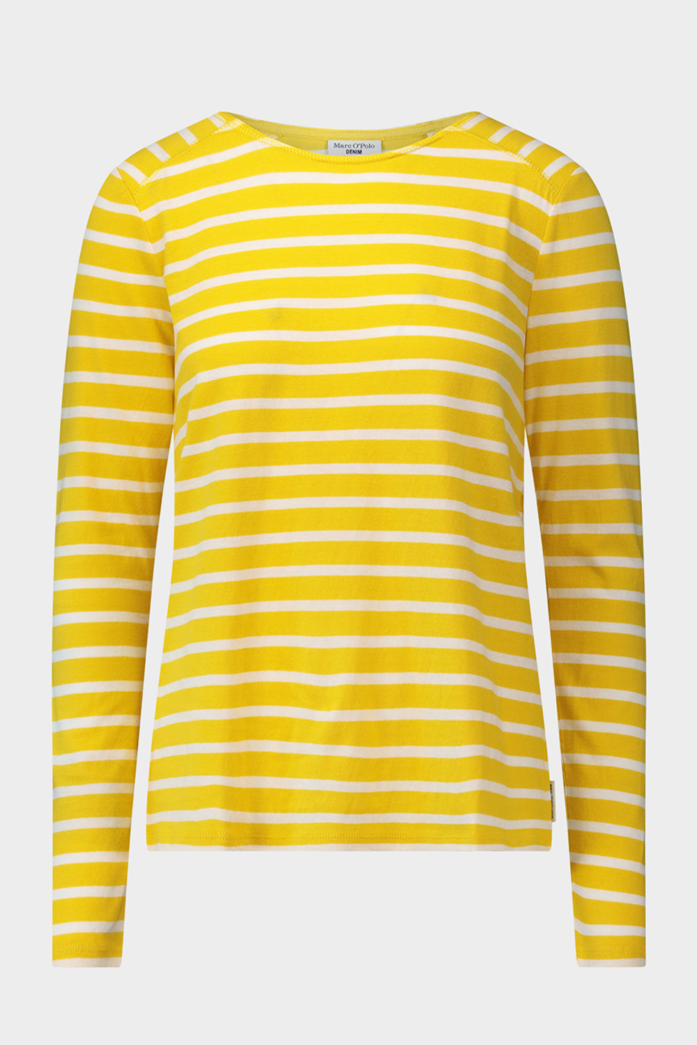 חולצת טי שירט לנשים בצבע צהוב