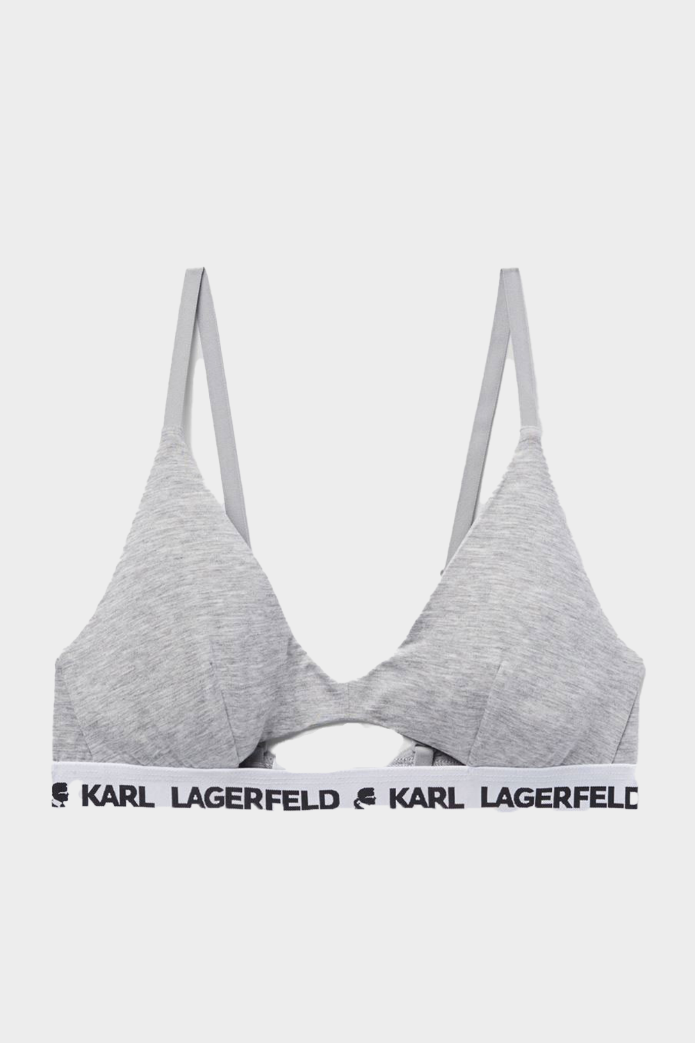טופ גוזייה לנשים בצבע אפור KARL LAGERFELD Vendome online | ונדום .