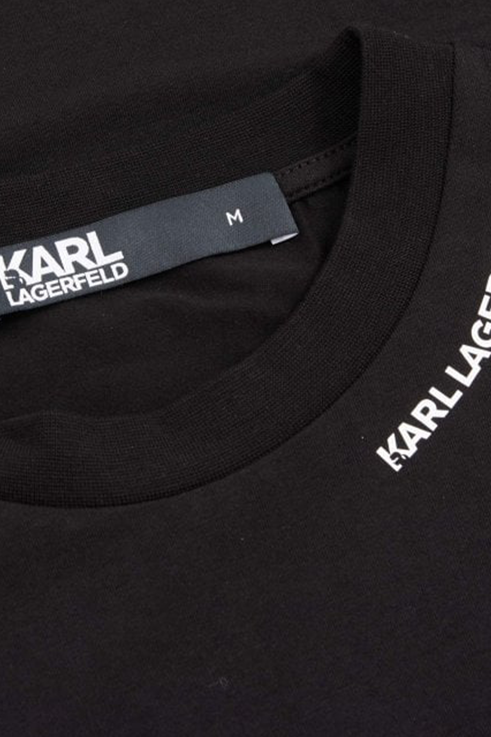 חולצת טי שירט לגברים בצבע שחור KARL LAGERFELD Vendome online | ונדום .